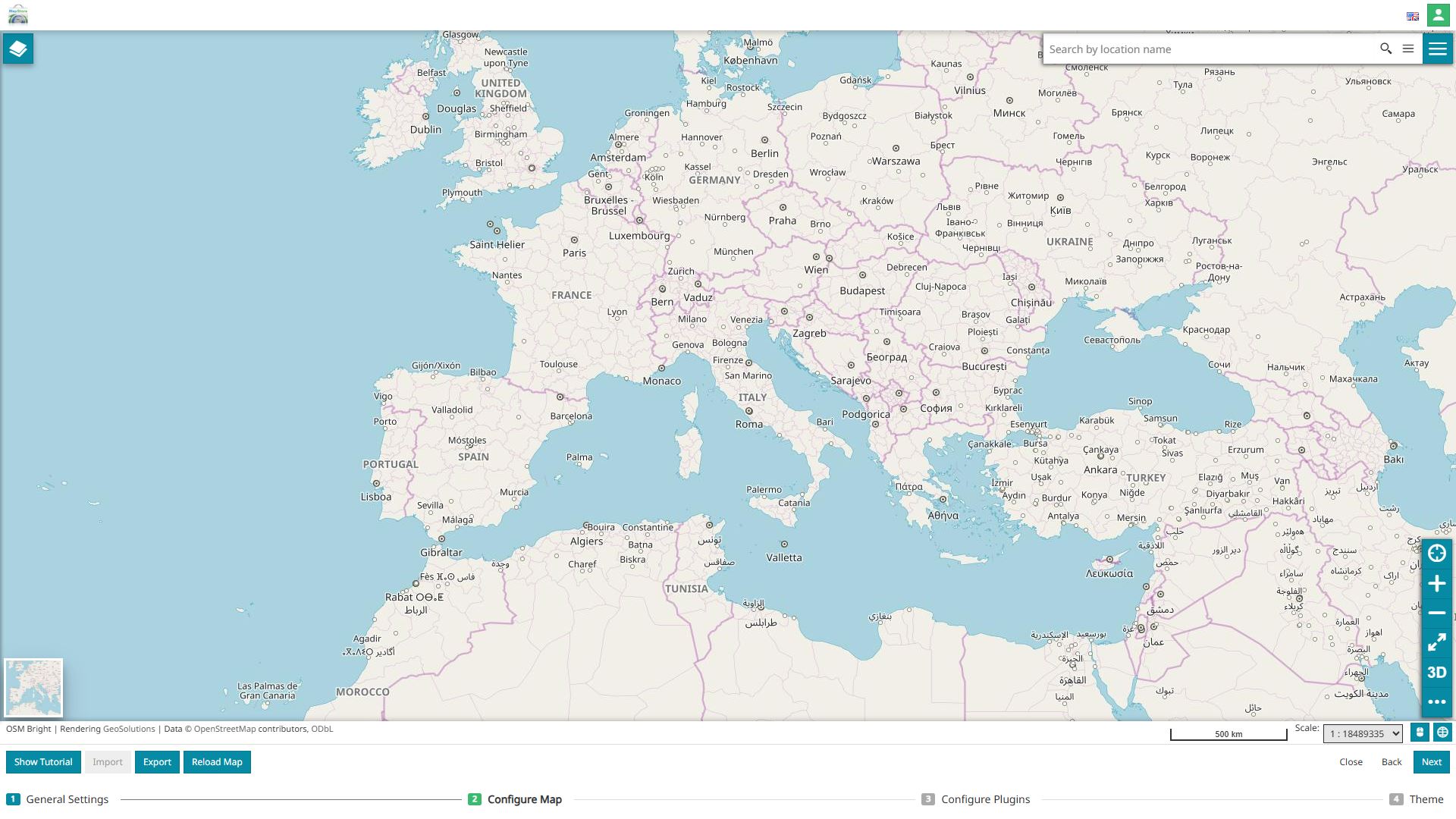 Configure Map