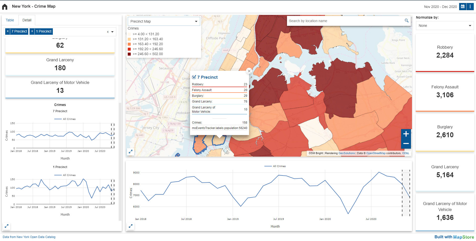 Events Tracking Map Demo